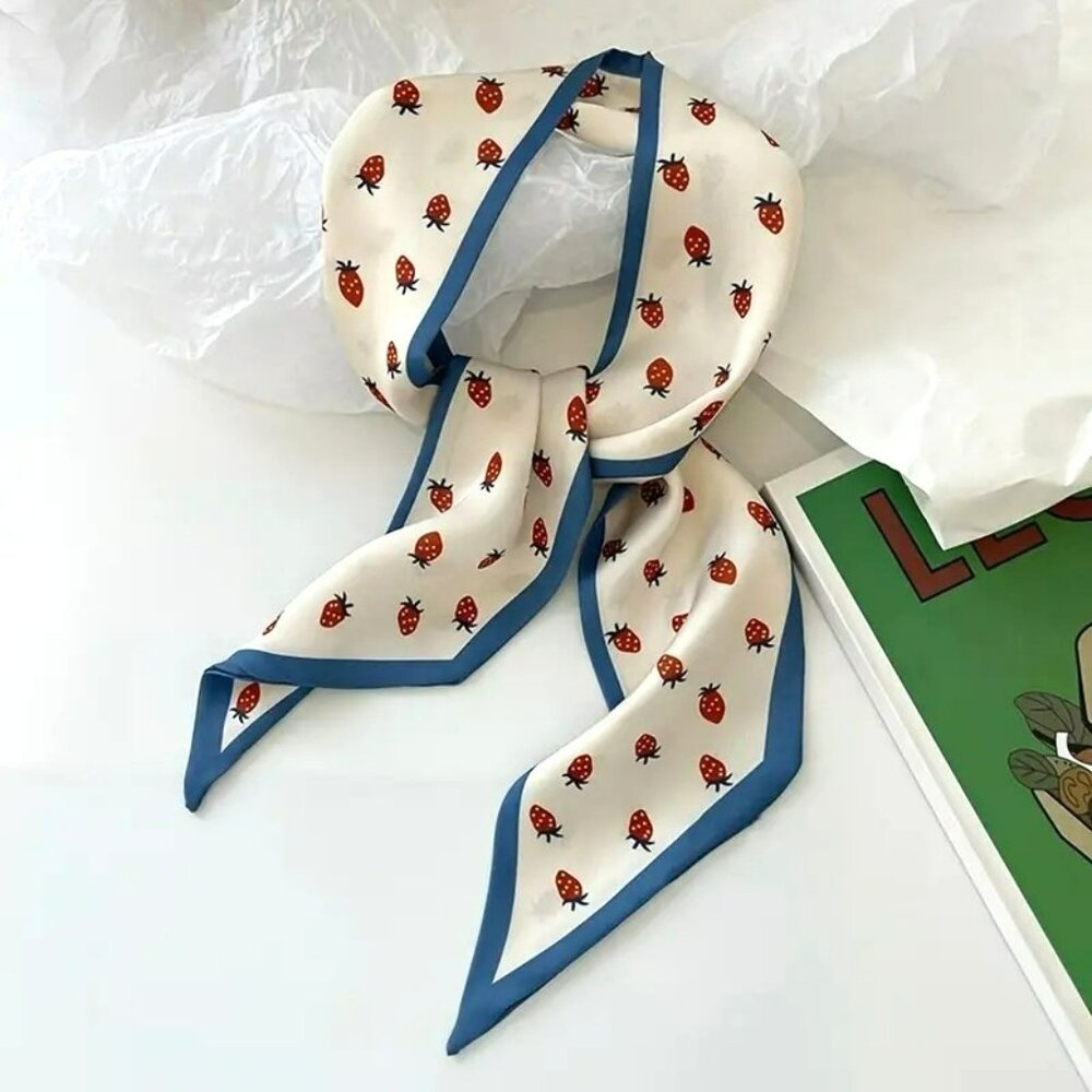Soft Vintage Blue Chic Hair Ties & Headbands - (SKU #0337) - Picture 6 of 8